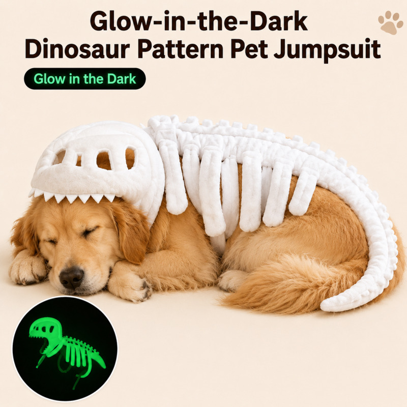 Dinosaur-Patterned Pet Bodysui - Cosplay Prop Patterns 评论和价格