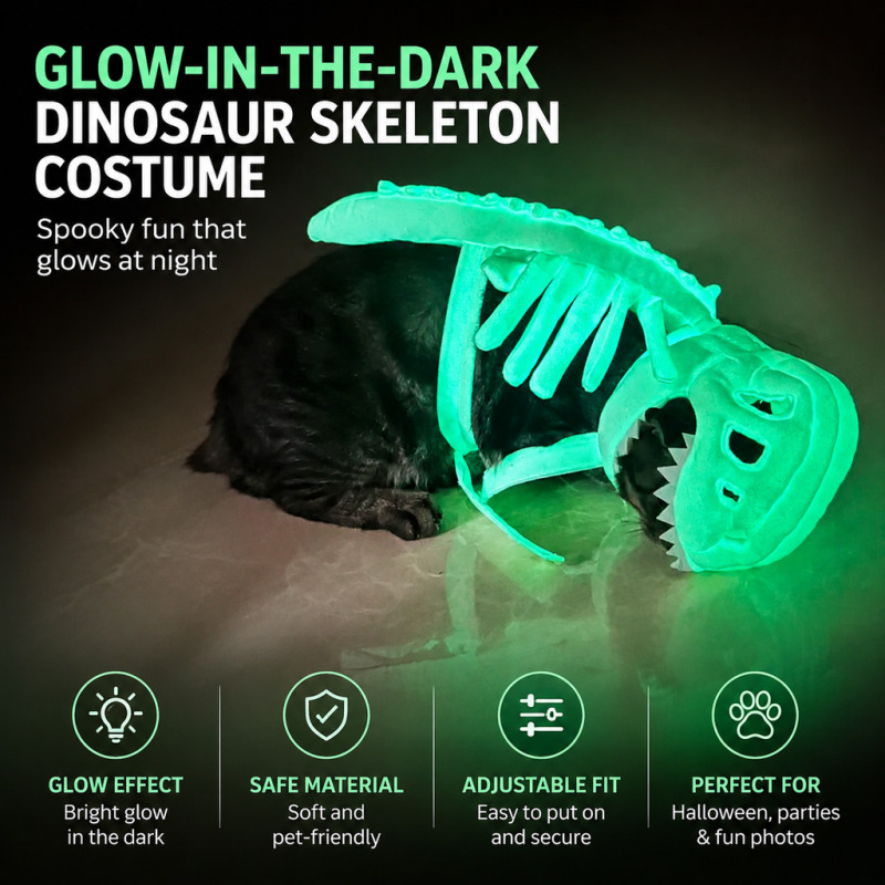 Dinosaur-Patterned Pet Bodysui - Cosplay Prop Patterns 评论和价格