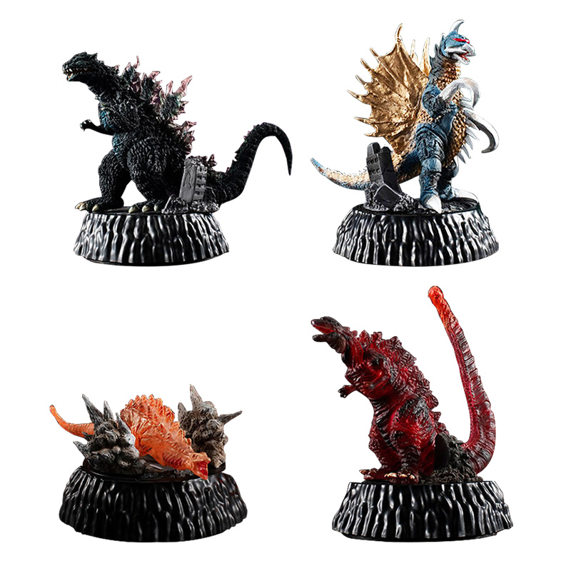 Bandai 4PCS Gashapon Godzilla  - Kotobukiya Bishoujo 评论和价格