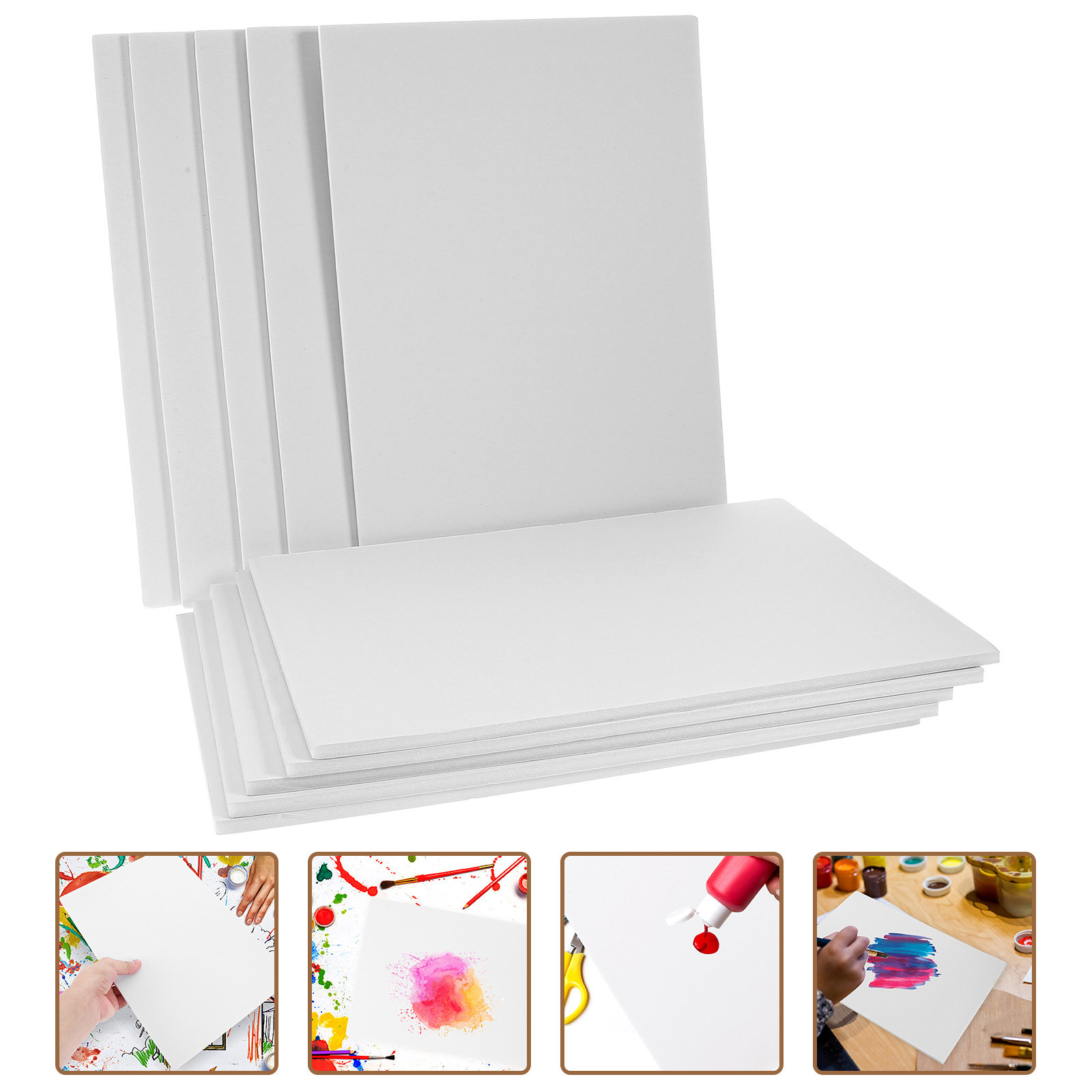 10Pcs Blank Foam Boards Large  - Cosplay Prop Foam Board 评论和价格
